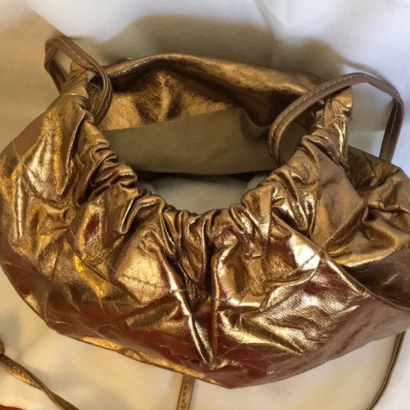 Bronze Leather Gemstone Purse - Picture 3 of 5